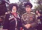 Глава ННП с казаком Тульского куреня Запорожской Сечи.