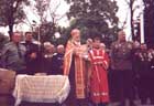 Традиционный молебен.